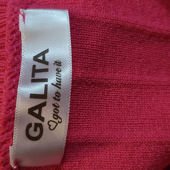 128. Ritz Sweater In Fuschia - Picture 4 of 6